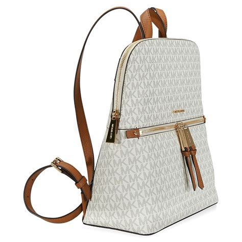 michael kors rhea medium logo|Rhea Medium Slim Logo Backpack .